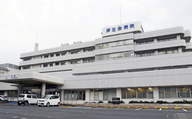 和歌山県湯浅町の済生会有田病院(15日午前)=共同 和歌山県湯浅町の済生会有田病院(15日午前)=共同
