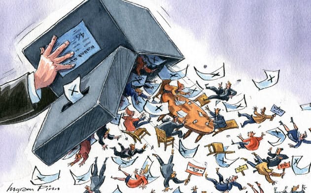 イラスト Ingram Pinn/Financial Times イラスト Ingram Pinn/Financial Times