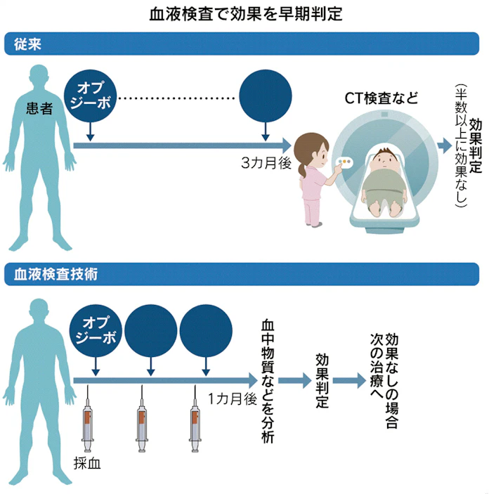 がん免疫療法 効果判定早く 無駄な投薬抑制へ 日本経済新聞