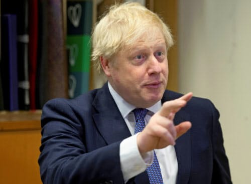 ジョンソン首相=ロイター
