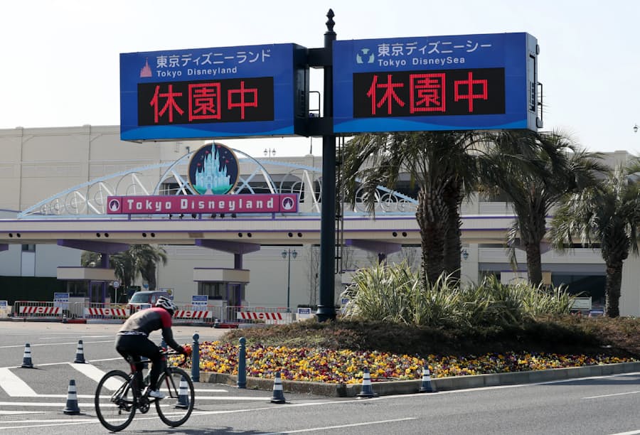 東京ディズニーリゾート 臨時休業延長 4月上旬まで 日本経済新聞