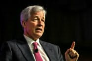 JPモルガン・チェースのジェイミー・ダイモン最高経営責任者(CEO)=ロイター JPモルガン・チェースのジェイミー・ダイモン最高経営責任者(CEO)=ロイター