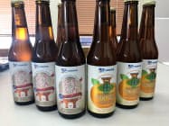 クラフトビールは金沢駅構内の「おみやげ処」限定で販売する クラフトビールは金沢駅構内の「おみやげ処」限定で販売する