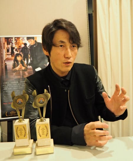 「虐待は誰にとっても身近な問題」と話す「ひとくず」監督、脚本、主演の上西雄大