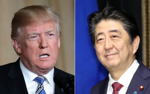 安倍首相とトランプ米大統領