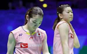 高橋、松友組は全英で4強入りして五輪に望みはつないだが、今後のツアー中断で選考レースの行方は不透明だ=共同 高橋、松友組は全英で4強入りして五輪に望みはつないだが、今後のツアー中断で選考レースの行方は不透明だ=共同