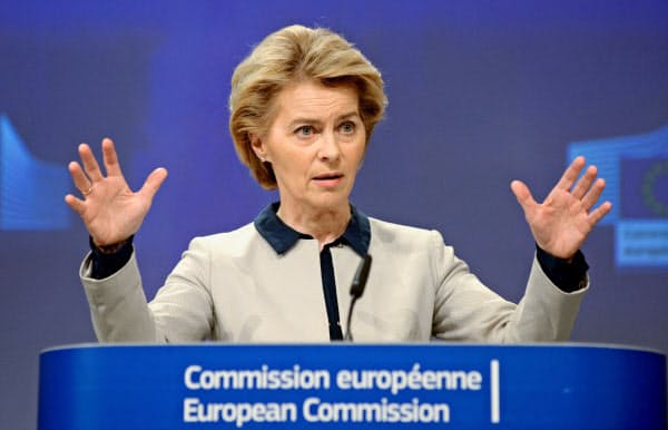 EUのフォンデアライエン欧州委員長=ロイター