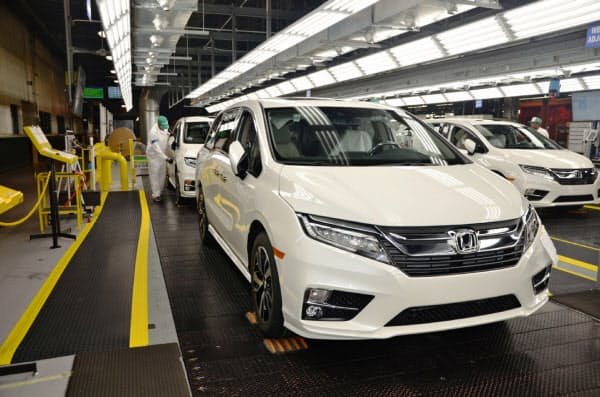 ホンダは北米の全工場を6日間休止する(アラバマ州の完成車工場)