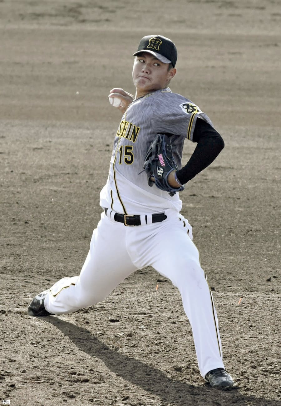 阪神ドラ1の西純矢 2軍練習試合で好投 1回三者凡退 日本経済新聞