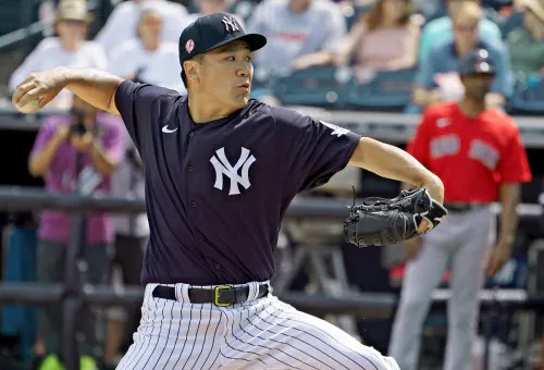 契約最終年の今季、田中は開幕に向けて順調に仕上がっていた=USA TODAY Sports
