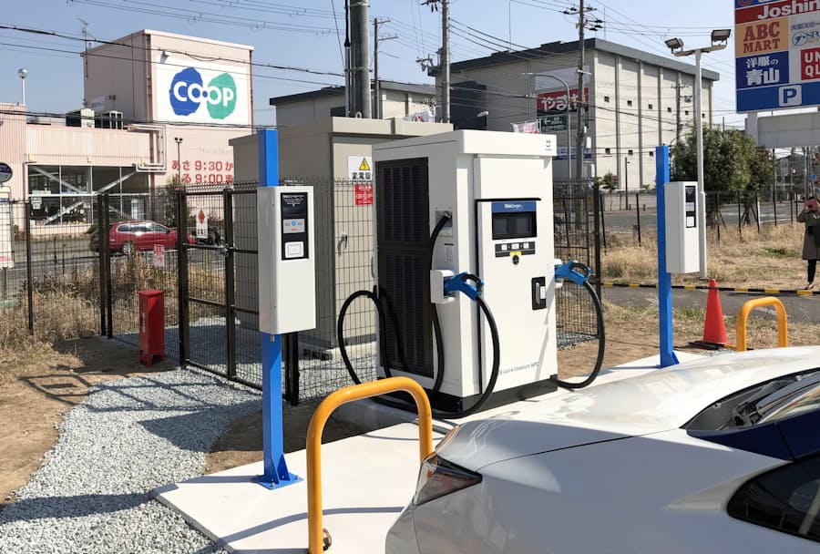 関西電力 コーナン店舗でev急速充電の実証実験 日本経済新聞