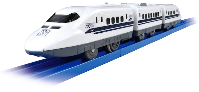 タカラトミー 新幹線700系の引退記念 プラレール 日本経済新聞