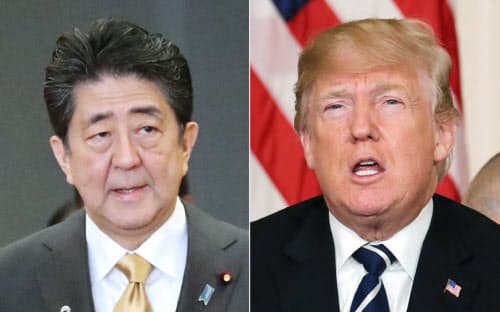 安倍首相とトランプ米大統領は頻繁な対話を通じ個人的な信頼関係を深めてきた