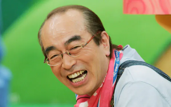 テレビ番組を収録中の志村けんさん(2006年3月)