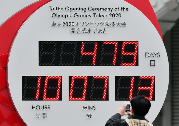 五輪カウントダウン時計 再始動 日本経済新聞 五輪カウントダウン時計 再始動 日本経済新聞