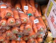 春もの野菜は平年並みに生育しそう(都内のスーパー) 春もの野菜は平年並みに生育しそう(都内のスーパー)