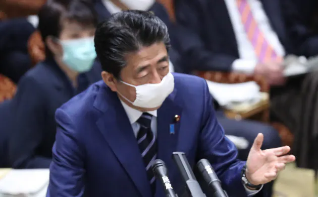 首相「戦後経験したことない国難」 都市封鎖は否定 首相「戦後経験したことない国難」 都市封鎖は否定