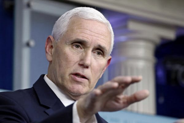 ペンス副大統領は中国の新型コロナ対策を批判した=AP