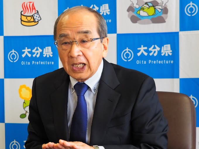 大分知事 観光振興も期待 宇宙事業で米社と提携 日本経済新聞
