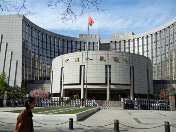 北京市内の中国人民銀行本店