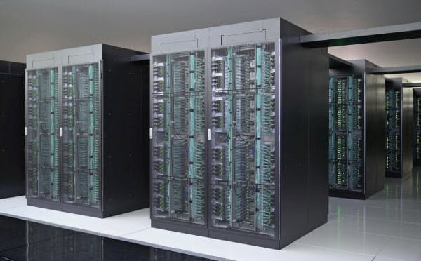 開発中の新スーパーコンピューター「富岳」=理化学研究所提供・共同