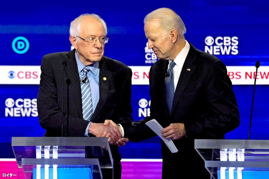 米大統領選 民主バイデン氏指名確実 サンダース氏撤退 日本経済新聞