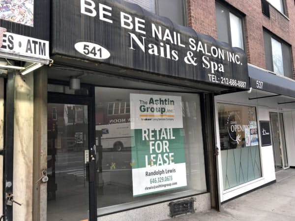 営業休止で空き店舗が急増している(4月中旬、ニューヨーク)