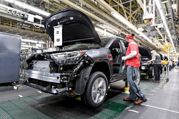 トヨタは5月4日から北米3カ国の生産を再開する(ケンタッキー州の完成車工場)