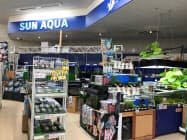 サンデーの熱帯魚や金魚の売り場(青森市) サンデーの熱帯魚や金魚の売り場(青森市)