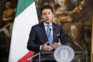 イタリアのコンテ首相=AP イタリアのコンテ首相=AP