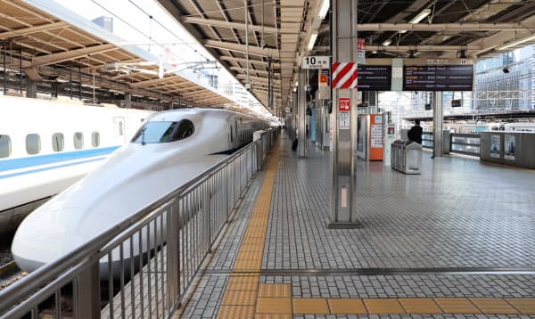 新型コロナ 東海道新幹線降りた客に検温 名古屋駅で 連休期間中 日本経済新聞