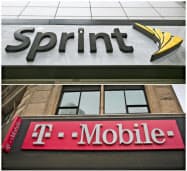ソフトバンクグループ傘下で米携帯4位のスプリントと、3位Tモバイルは4月1日に合併手続きを完了した=AP ソフトバンクグループ傘下で米携帯4位のスプリントと、3位Tモバイルは4月1日に合併手続きを完了した=AP