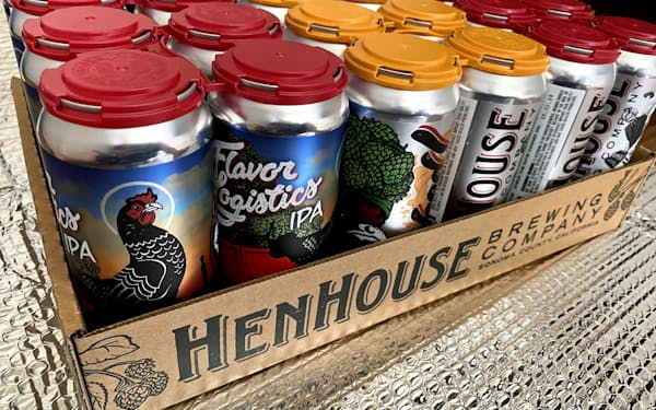 カリフォルニア州のヘンハウス醸造所はコロナでの収入減を補うため、ショッピファイを使ってビールの通販を始めた