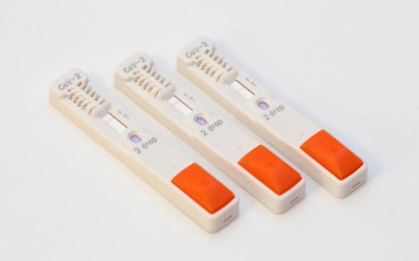 富士レビオの新型コロナウイルス抗原検査キット=富士レビオ提供