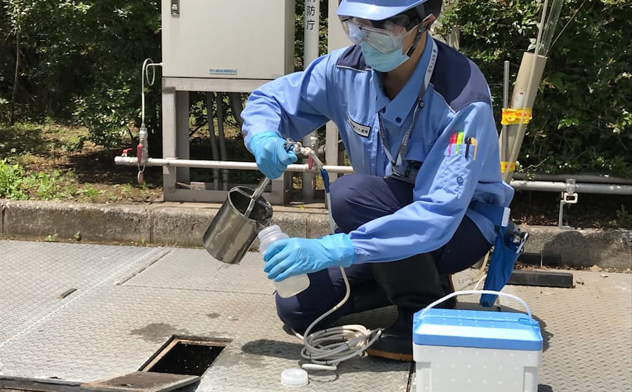 新型コロナ 東京都 下水調査でコロナウイルス分析研究 日本経済新聞