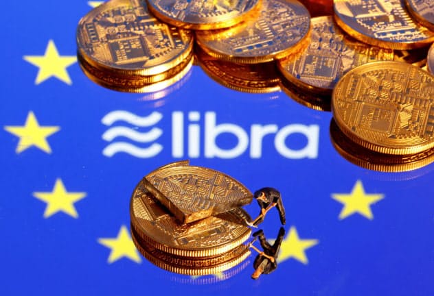 デジタル通貨「リブラ」に対しては、世界の金融当局から慎重論が相次いでいる=ロイター デジタル通貨「リブラ」に対しては、世界の金融当局から慎重論が相次いでいる=ロイター