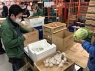 食文化は行き場を失った農産品を全国から募りネット販売する(東京都江東区の豊洲市場) 食文化は行き場を失った農産品を全国から募りネット販売する(東京都江東区の豊洲市場)