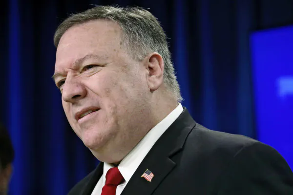 ポンペオ米国務長官はロシアを※避難した=AP