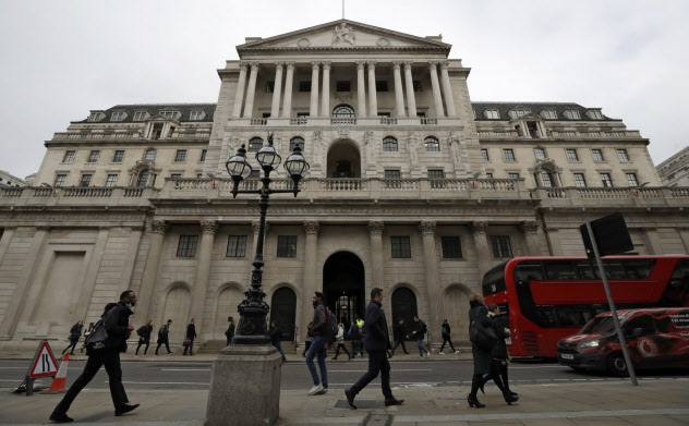 英国ではマイナス金利を巡る議論も(イングランド銀行)=AP 英国ではマイナス金利を巡る議論も(イングランド銀行)=AP