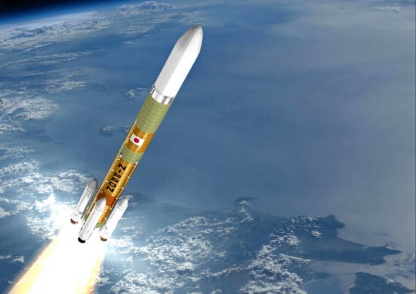 H3ロケットのイメージ(JAXA・三菱重工)
