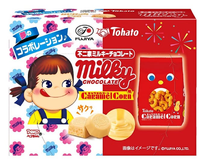 不二家 東ハトとコラボした ミルキー チョコレート 日本経済新聞