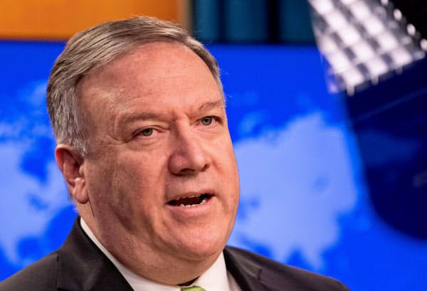 ポンペオ米国務長官は香港の高度な自治はもはや維持できないとの見解を示した=ロイター