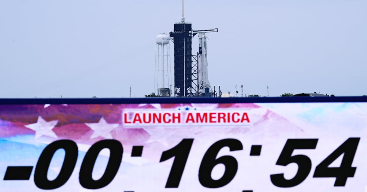 米 新型宇宙船打ち上げ30日に 悪天候で延期 日本経済新聞