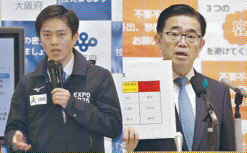 愛知知事 大阪は医療崩壊 府知事反論し応酬に 日本経済新聞