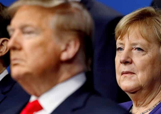 メルケル首相はトランプ氏のG7首脳会議への招待に応じない意向=ロイター メルケル首相はトランプ氏のG7首脳会議への招待に応じない意向=ロイター