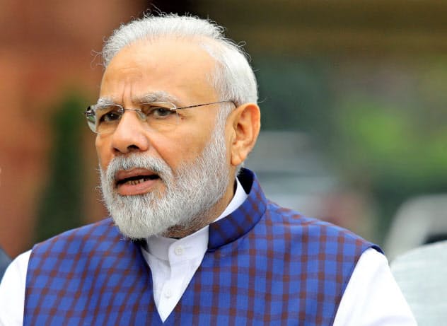 インドのモディ首相(2019年11月)=ロイター インドのモディ首相(2019年11月)=ロイター