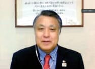 オンラインで記者会見し、WEリーグ発足を発表する日本サッカー協会の田嶋幸三会長=3日 オンラインで記者会見し、WEリーグ発足を発表する日本サッカー協会の田嶋幸三会長=3日