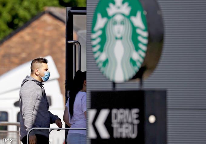 新型コロナ 米スタバ 持ち帰り専門店を出店 コロナ受け業態転換 日本経済新聞
