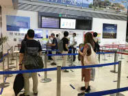 再開した福岡便には88人の利用客が搭乗した 再開した福岡便には88人の利用客が搭乗した