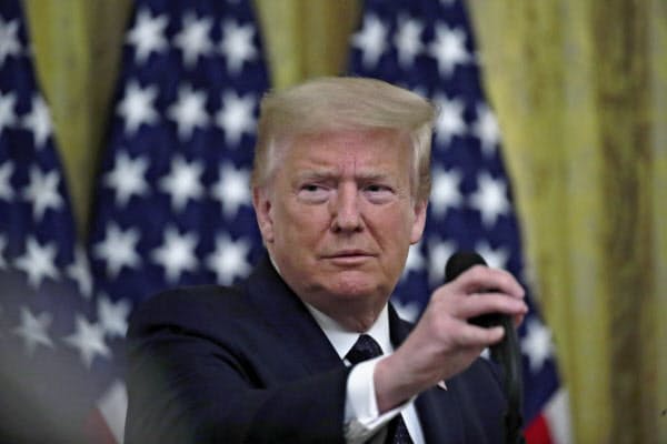 トランプ米大統領は側近に「フィンランドはロシアの一部ではないのか」と尋ねたという=AP